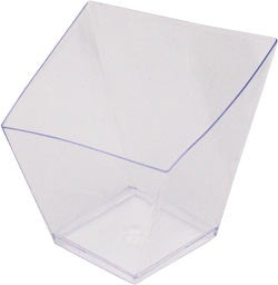 Disposable Cups - Small Twisted Bias Squares - 10 Pieces