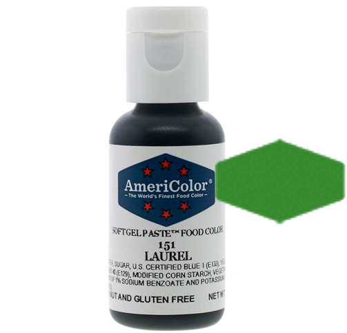 Laurel, Americolor Soft Gel Paste Food Color, .75oz
