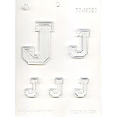 Collegiate J Chocolate Mold