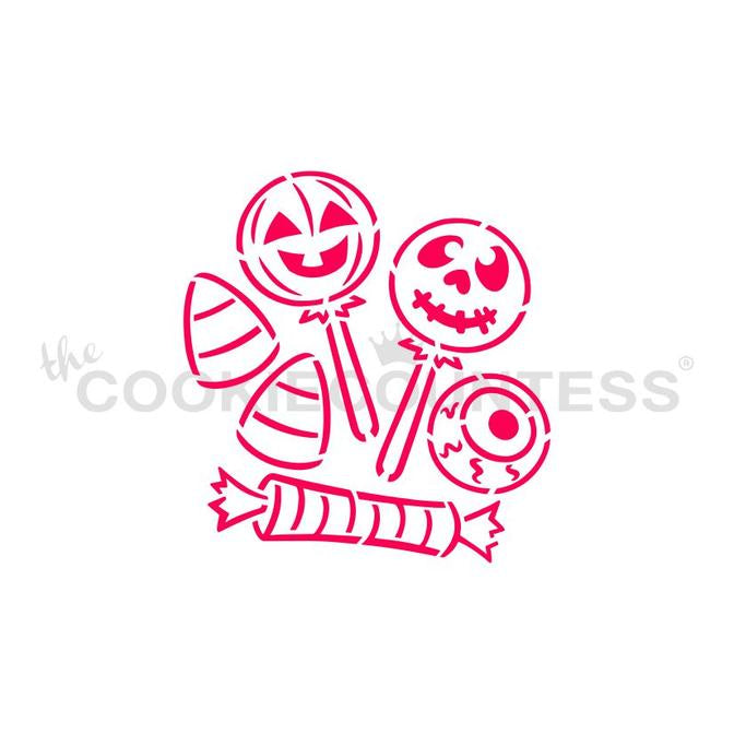 Halloween Candy Paint Your Own Stencil