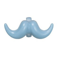 Blue Mustache Rings