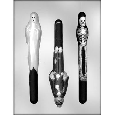 Assorted Halloween Characters Chocolate Pretzel Chocolate Mold