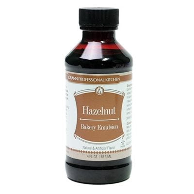 Hazelnut Bakery Emulsion, 4oz, Lorann Oils