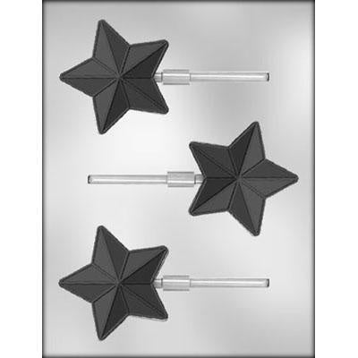 Star Lollipop Chocolate Mold