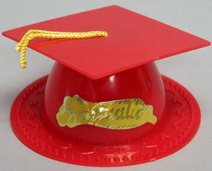 Graduation Cap Topper - Red