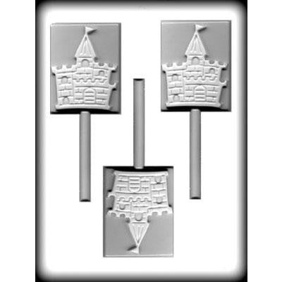 3 Inch Castle Lollipop Hard Candy Mold
