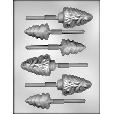 Tree Assortment Lollipop Chocolate Mold