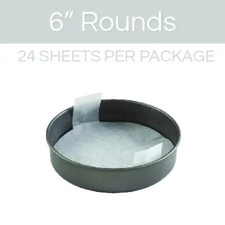 The Smart Baker 6 Inch Perfect Parchment Rounds