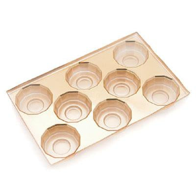 8 Cavity Truffle Insert for 1/2lb Candy Box