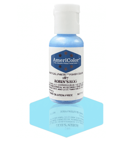 Robin's Egg, Americolor Soft Gel Paste Food Color, .75 oz