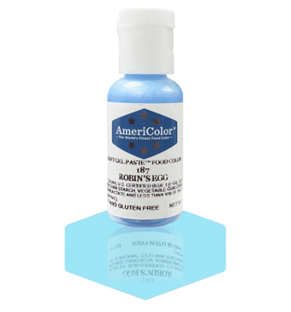Robin's Egg, Americolor Soft Gel Paste Food Color, .75 oz