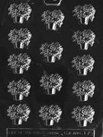 Potted Poinsettia Chocolate Mold