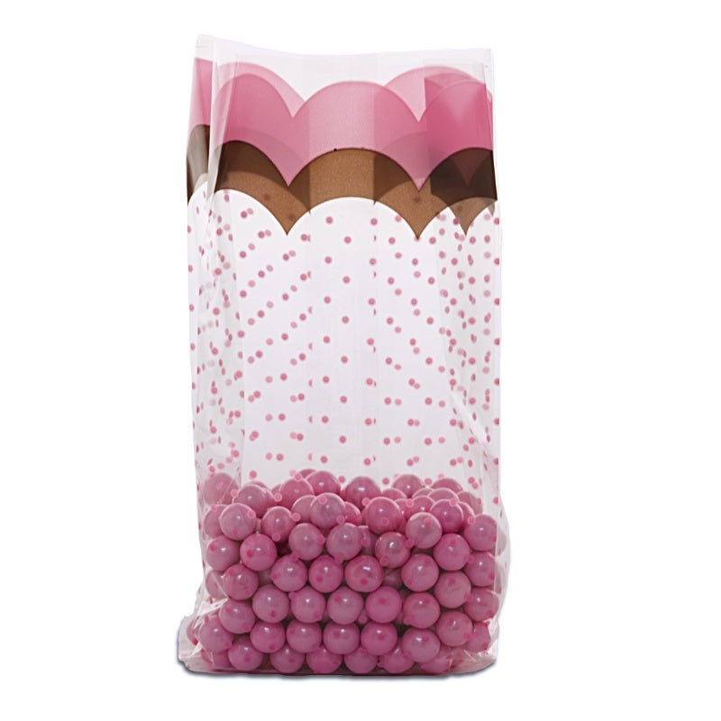 4x2.5x9.5 Bag - Flounce Pink - 10 Bags