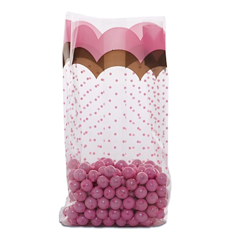 5x3x11.5 Bag - Flounce Pink - 10 Bags