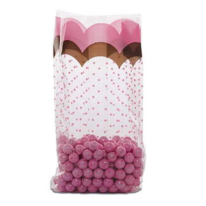 5x3x11.5 Bag - Flounce Pink - 10 Bags