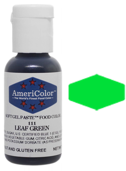 Leaf Green, Americolor Soft Gel Paste Food Color, .75oz