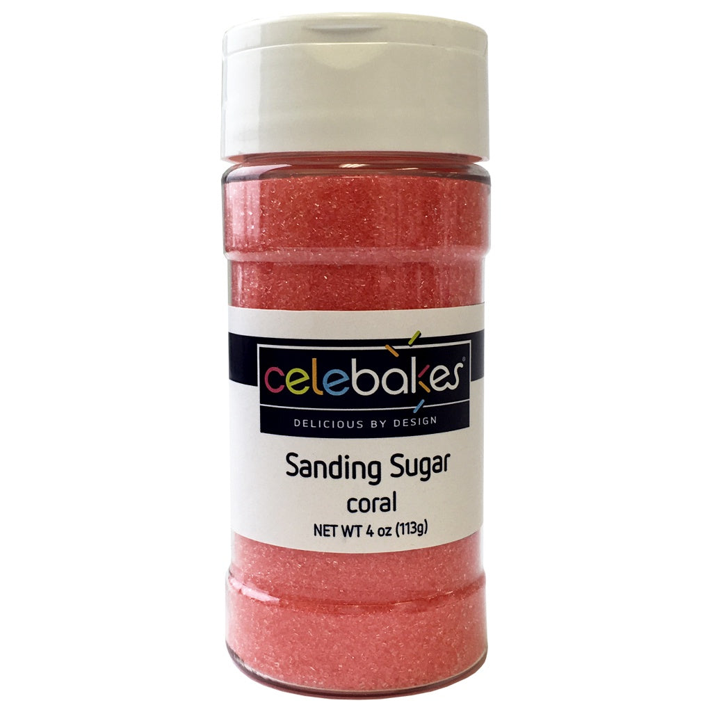 Celebakes Coral Sanding Sugar