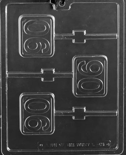 #90 Plain Lollipop Chocolate Mold