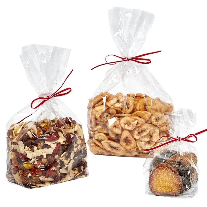 3.5x2x7.5 Clear, Cellophane Treat Bags | 10 Pack