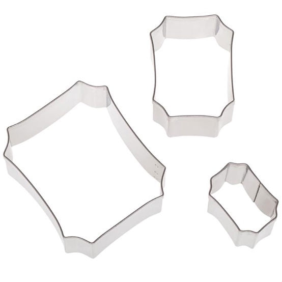 Ateco 3 Piece Plaque Cutter Set