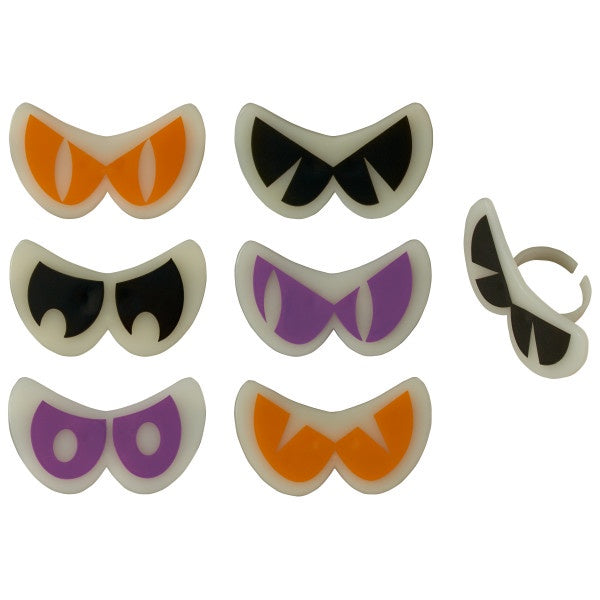 Scary Glow Eyes Rings - 12  Rings