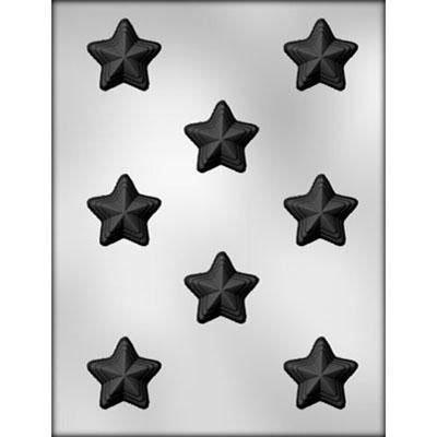 1 3/8 Inch, Star Chocolate Mold (8 Cavities)