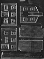 3D Colonial House Chocolate Mold