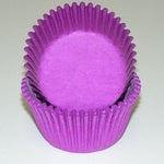 Purple, Mini Bake Cups - 50ish Mini Cupcake Liners