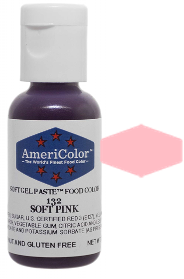 Soft Pink, Americolor Soft Gel Paste Food Color, .75oz