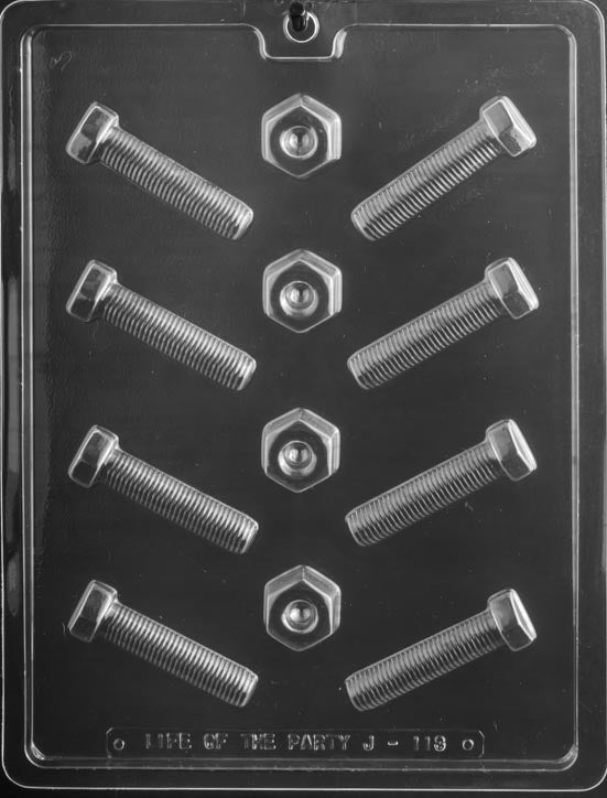 Nuts And Bolts Chocolate Mold