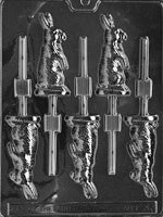 Sitting Bunny Lollipop Chocolate Mold