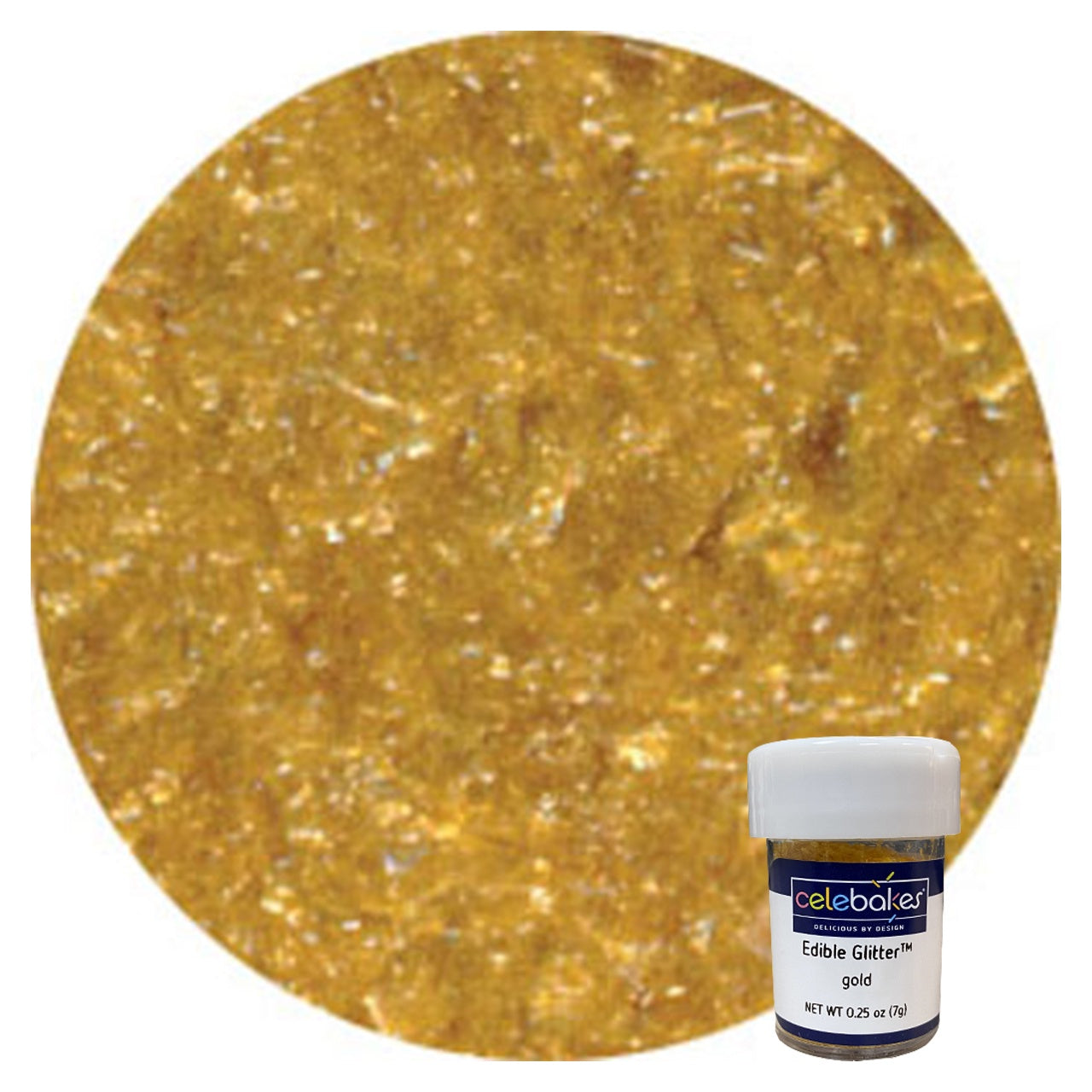 Celebakes Edible Glitter - Gold