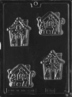 Gingerbread Houses Chocolate Mold