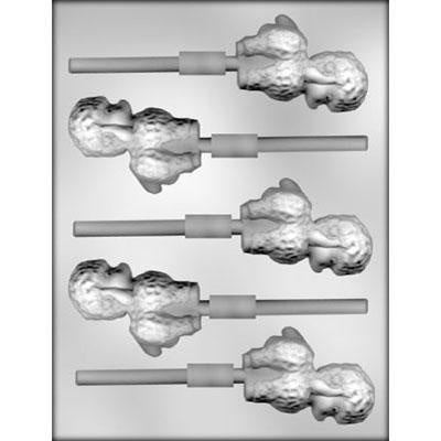 2.75 Inch, Lamb Lollipop Chocolate Mold