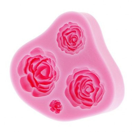 Rose Silicone Mold - 4 Sizes