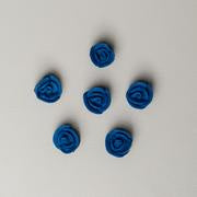 Mini Royal Icing Rose - Royal Blue - .5"