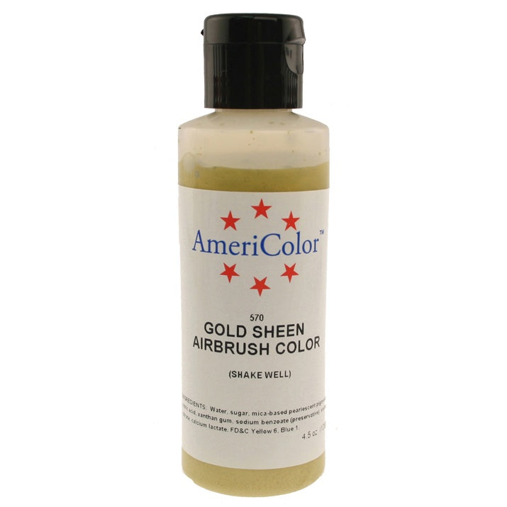 Gold Sheen, Amerimist Airbrush Color, 4.5oz