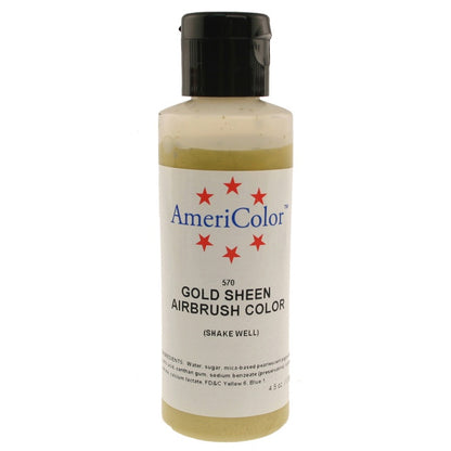 Gold Sheen, Amerimist Airbrush Color, 4.5oz