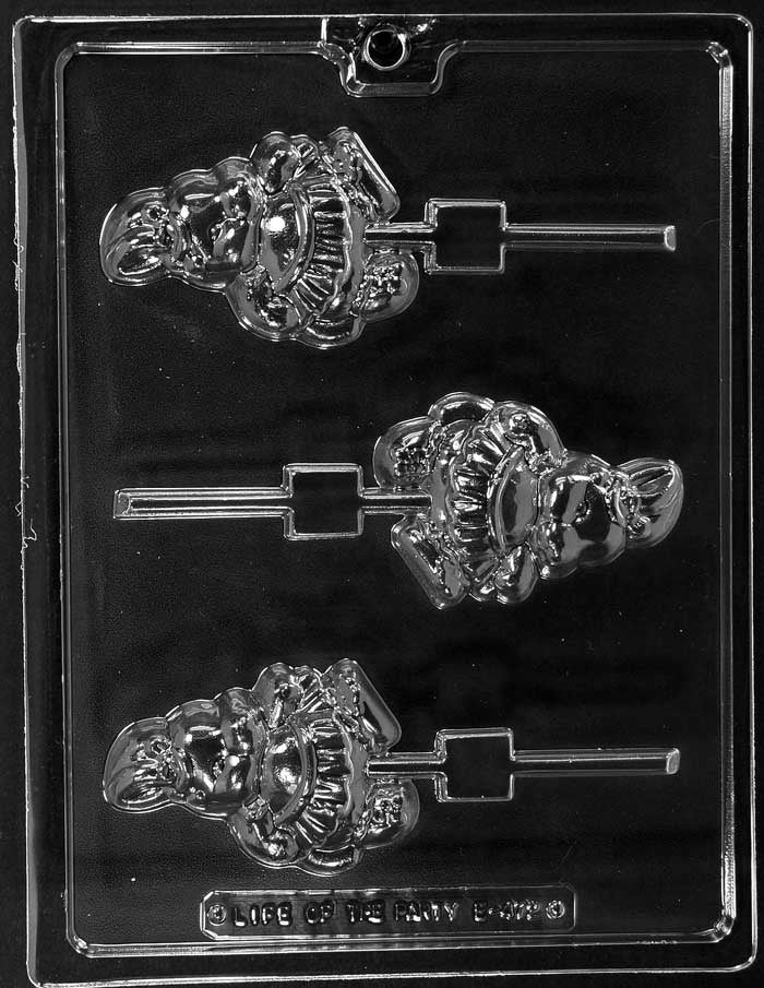 Girl Bunny Lolly Chocolate Mold
