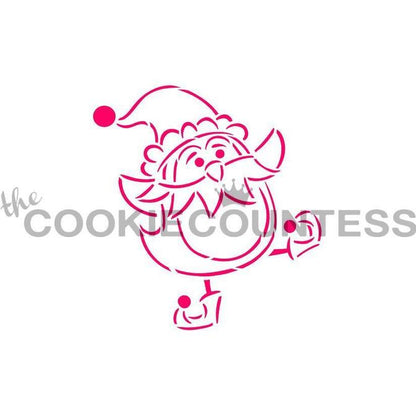 Penguin Elf Paint Your Own Stencil