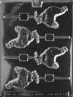 Rooster Lollipop Chocolate Mold