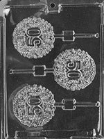 50th Anniversary/Birthday Lollipop Chocolate Mold