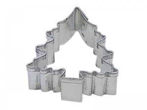 Mini Christmas Tree with Snow Cookie Cutter, 1.5 Inch