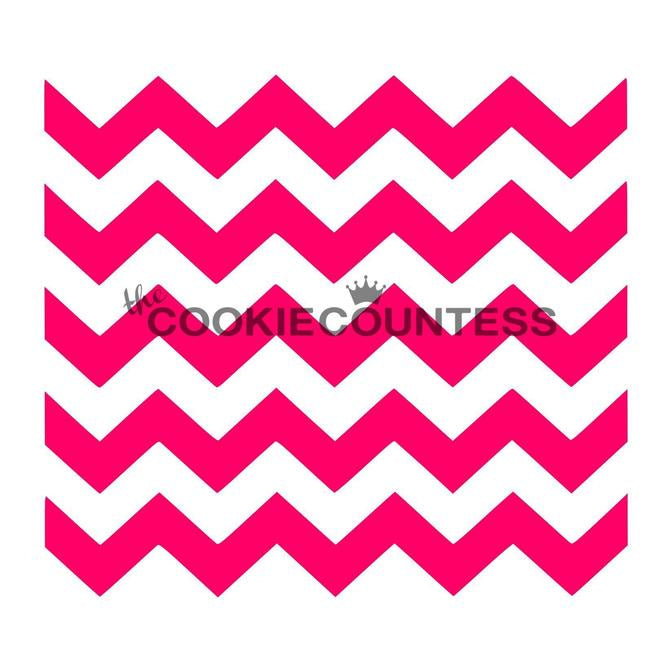 Chevron Cookie Stencil