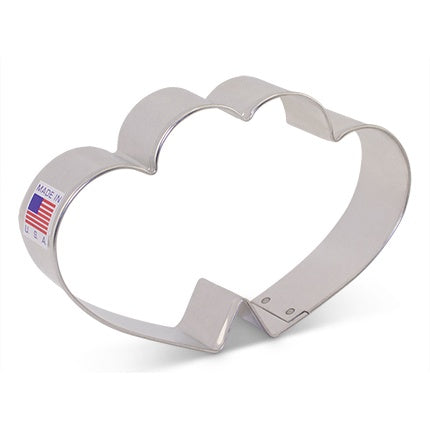 Double Hearts Cookie Cutter