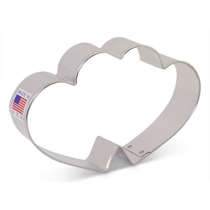 Double Hearts Cookie Cutter