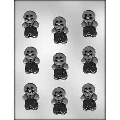 Happy Gingerbread Boy Chocolate Mold