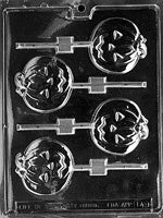 Happy Jack-O-Lantern Lollipop Chocolate Mold