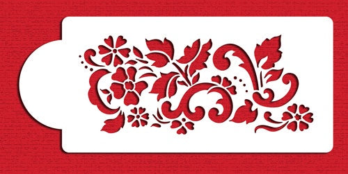 Floral Explosion Cake Side Stencil