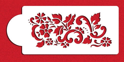 Floral Explosion Cake Side Stencil